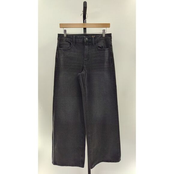Quince Denim - Quince Women Bella Stretch Wide Leg Jeans Faded Black 29